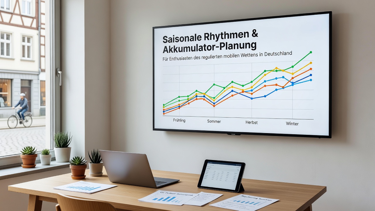 Akkumulatorplanung auf mobilen Wettplattformen während saisonaler Phasen