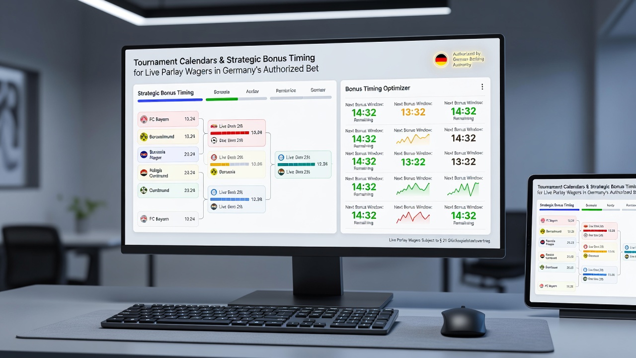 Live-Parlay-Wetten und Turnierkalender in deutschen Apps