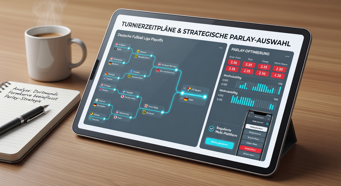 Strategische Parlay-Planung mit Turnierkalendern in mobilen Apps