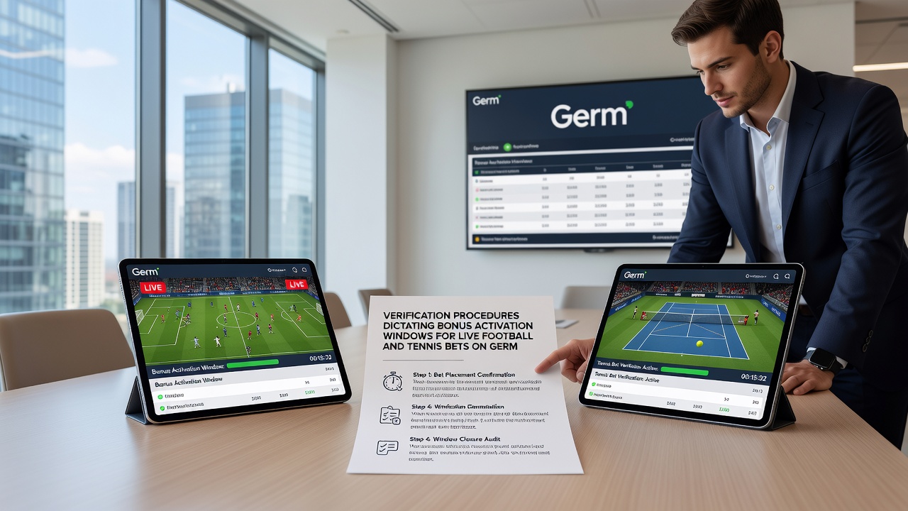 Mobile Verifizierung und Bonusfenster für Tennis- und Fußball-Live-Wetten